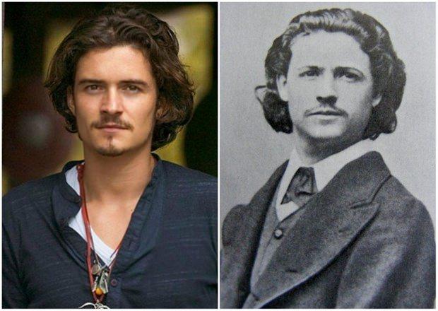 <p>Orlando Bloom ve ressam Nicolae Grigorescu</p>
