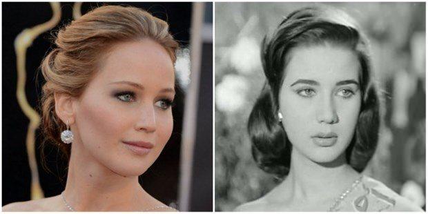 <p>Jennifer Lawrence ve Mısırlı oyuncu Zubaida Tharwat</p>
