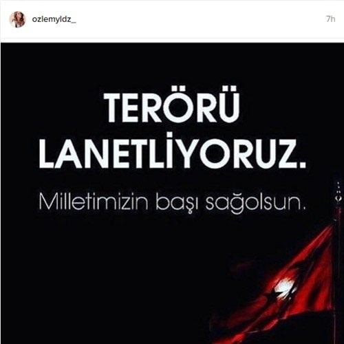 <p><strong>Özlem Yıldız: </strong>Boğazım düğümleniyor bu kaçıncı acı ...</p>
<p> </p>