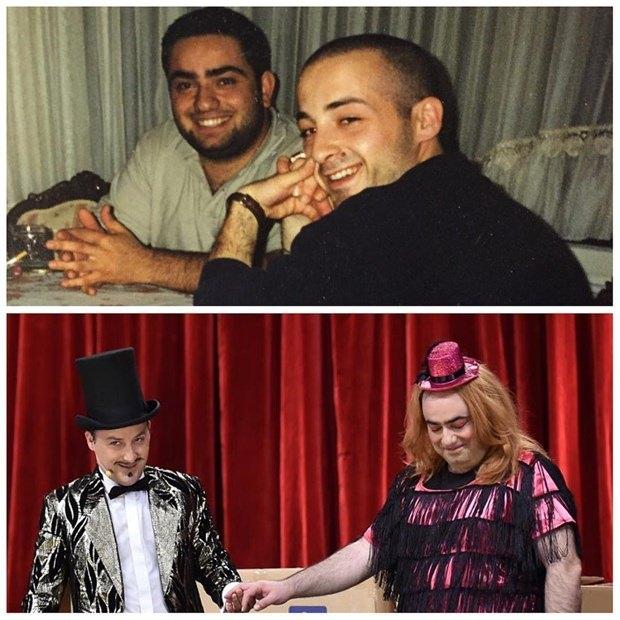 <p>Üstte: Özer Atik - Tolga Çevik - 1996<br />
Altta: Özer Atik - Tolga Çevik - 2016 </p>
