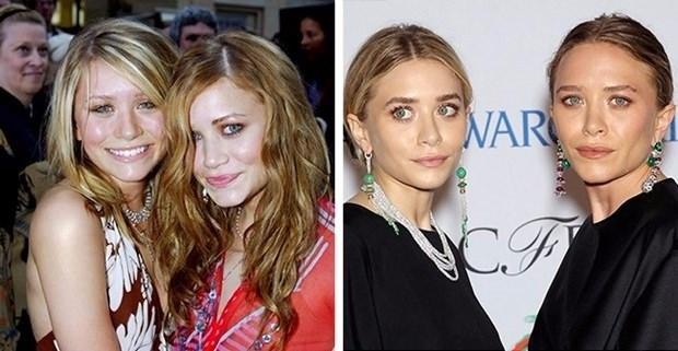 <p>Olsen kardeşler</p>
<p>Mary ve Kate Olsen kardeşler, çocukluktan başlayan oyunculukl kariyerleri boyunca geçirdikleri imaj değişimleriyle hep dikkat çekti. 30 yaşındaki ikizlerin yeni hali herkesin beğenisinde.</p>