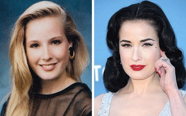 <p>Dita Von Teese</p>
<p>ABD'li dansçı, model, oyuncu ve modacı, çocukluğundan beri 1940'ların modasıyla çok ilgiliydi. Bu ilgisini dış görünümüne de yansıtan 44 yaşındaki sanatçı, eski moda giyimiyle dikkat çekiyor.</p>