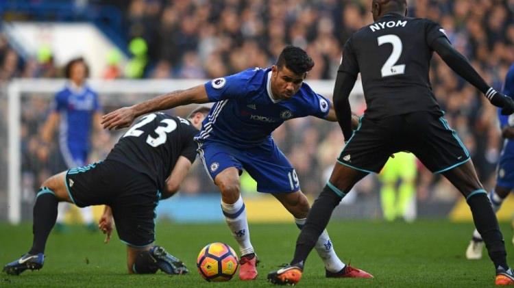 <p>46 - Diego Costa - Chelsea</p>