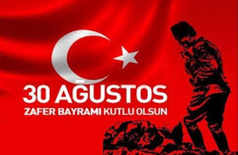 <p><strong>ZAFER BAYRAMI</strong><br />
1 GÜN<br />
30 AĞUSTOS<br />
SALI</p>
