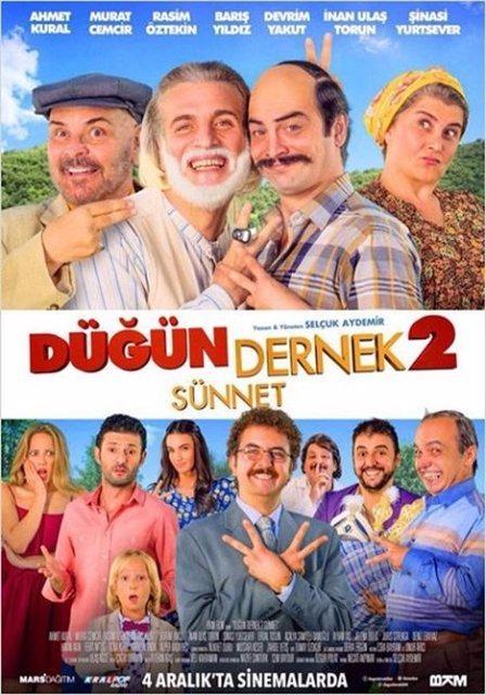 <p><strong>Film: Düğün Dernek 2: Sünnet</strong><br />
Vizyon tarihi: 04.12.15 <br />
Toplam seyirci: 3.842.757</p>
