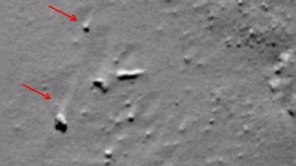 <p>6,4 milyar kilometre yol yapıp 67P kuyruklu yıldızına ulaşan uzay aracı Rosetta'nın gönderdiği görüntülerde uzayda rüzgarın varlığına işaret eden ipuçları kafaları karıştırıyor.</p>

<p> </p>
