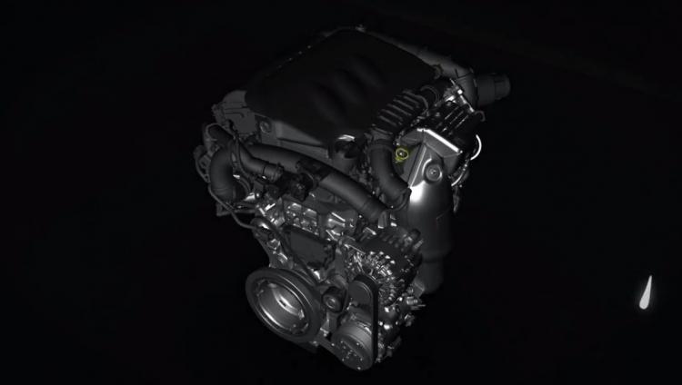 <p>PSA 1.2 litre 3 silindirli PureTech motor</p>
