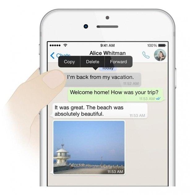 <p>Sohbetlerinizi silmeyi sevenler, bunu yaptıklarında şimdiye kadar yıldızlı mesajlarını da kaybediyorlardı. Ancak yeni güncelleme, sohbeti temizlerken yıldızlı mesajları korumanıza izin veriyor. Bunun için ekranda gelen kutuda Yıldızlı mesajları koru kutucuğunu işaretlemeniz yeterli.</p>

<p> </p>
