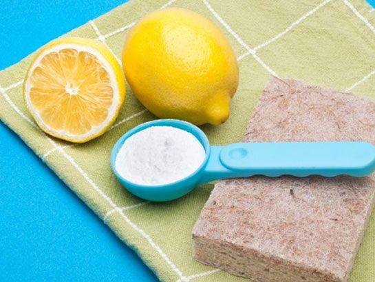 <p>Karbonat ve limon suyu karışımı</p>