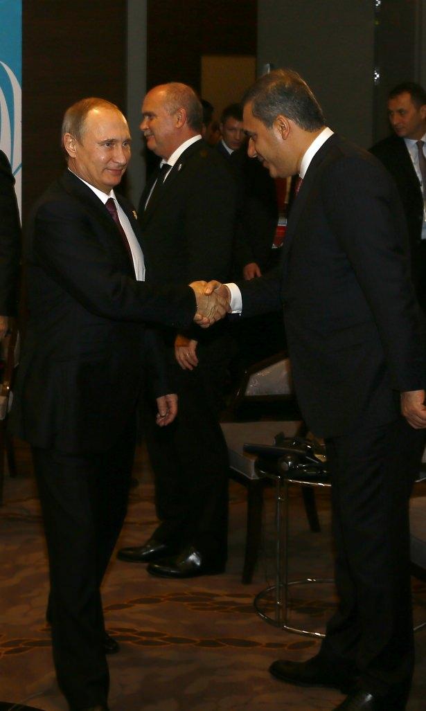<p>Cumhurbaşkanı Recep Tayyip Erdoğan, Rusya Devlet Başkanı Vladimir Putin ile görüştü. </p>