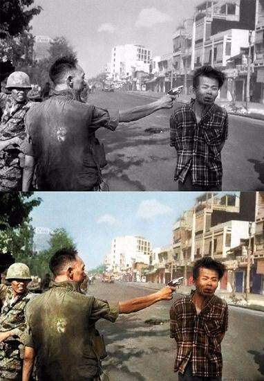 <p>Vietnam savaşının acımasızlığını tüm çıplaklığıyla gözler önüne seren komünist bir Viet Kong üyesinin bir asker tarafından başına ateş edilmesi</p>

<p>​</p>
