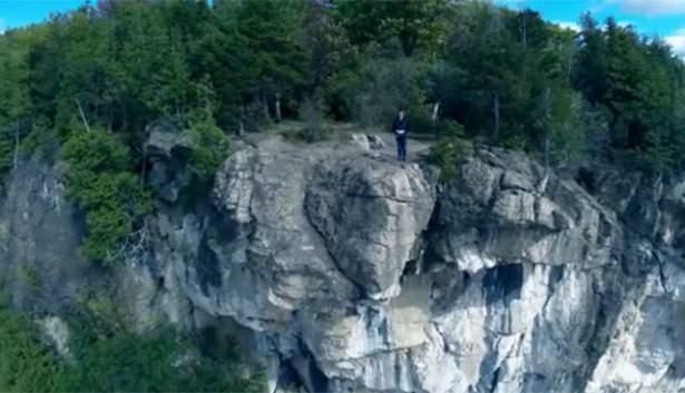 <p>Drone ile çekilen selfie</p>
