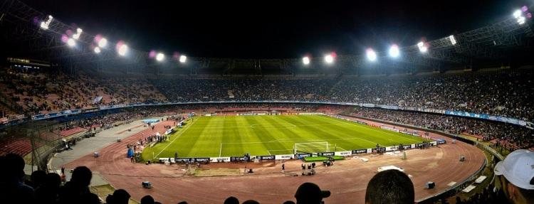 <p>Stadio San Paolo 60,240<br />
<br />
Naples, Italy<br />
<br />
S.S.C. Napoli</p>