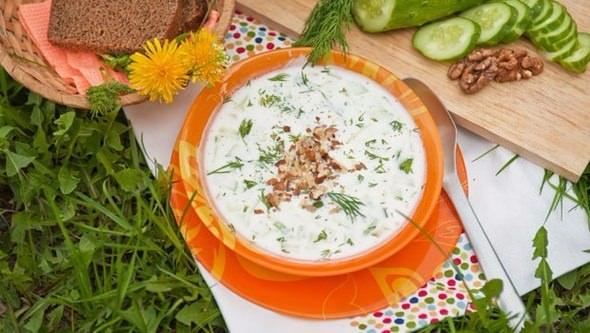 <p>Ayran aşı çorbası içinde bulundurduğu yoğurt, nohut ve buğdayla yüksek protein, lif ve kalsiyum ile besleyici değeri yüksek, hem diyet yapanların hem sağlıklı beslenenlerin hem de gelişme çağında olan çocukların faydalanabileceği bir besin” diyor. </p>
