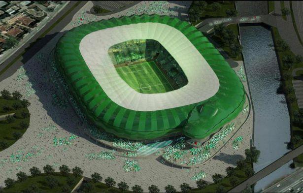 <p>6) Timsah Arena (Bursaspor, 2015)</p>