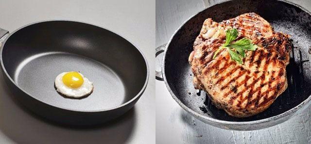 <p><strong>Yapışmaz tava kullanmak</strong></p>

<p> </p>

<p>Yapışmaz tavalar diğer tavalara göre daha az ısındığı için omlet ve pankek gibi yemekler için kullanılmalıdır. Et pişirmek için dökme demir tavaları tercih edin.</p>
