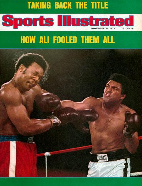 Muhammed Ali sonsuza kadar ''Ormanda Gürleyen'' adıyla akıllarda kalacak... Ali, 1974'te Zaire'de gerçekleşen dövüşte, George Foreman ile karşılaşmıştı. Ali kemeri 8. raundda nakavt ile kazanmıştı.