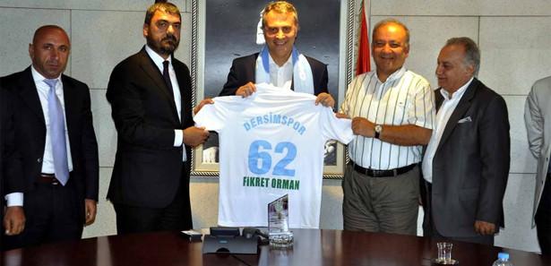 Dersimspor Beşiktaş kulübünü ziyaret etti