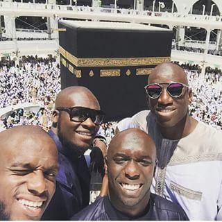 <p>İssia Dia, Demba Ba ve Moussa Sow</p>
