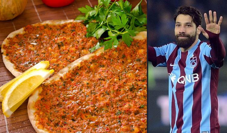 <p>Olcay Şahan - Lahmacun</p>

<p>Trabzonspor'un gurbetçi futbolcusu Olcay Şahan ise çocukluk yıllarından bu yana lahmacunu çok seviyor.</p>
