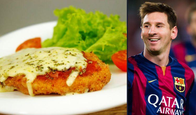 <p>Lionel Messi - Milanesa Napolitana<br />
<br />
Barcelona ve Arjantin Milli Takımı'nın yıldız oyuncusu Lionel Messi, 'Milanesa Napolitana' isimli yemeği çok seviyor.</p>