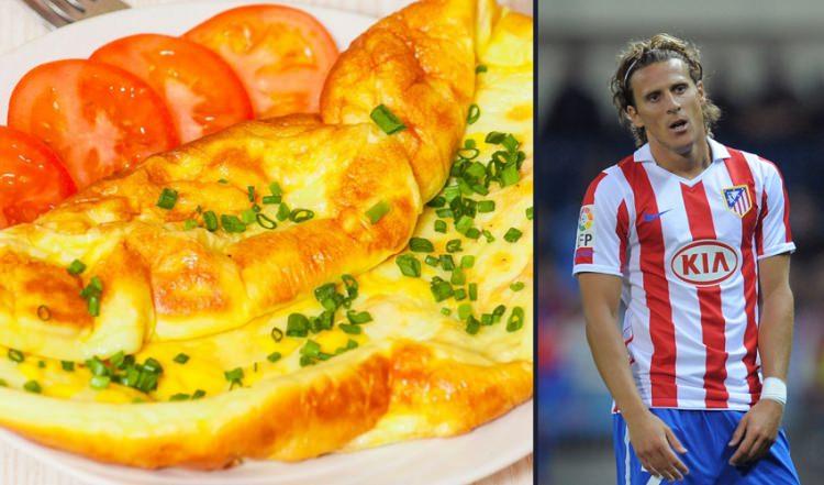 <p>Diego Forlan - Omlet<br />
<br />
Diego Forlan, omleti her öğünde yiyebileceğini belirtiyor. Ancak Forlan'ın omletinde yalnızca yumurtanın sarısı oluyor</p>