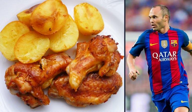 <p>Andreas Iniesta - Patatesli tavuk<br />
<br />
İspanyol futbolcu Andreas Iniesta patates ve tavuğun bir arada olmasına bayılıyor.</p>
