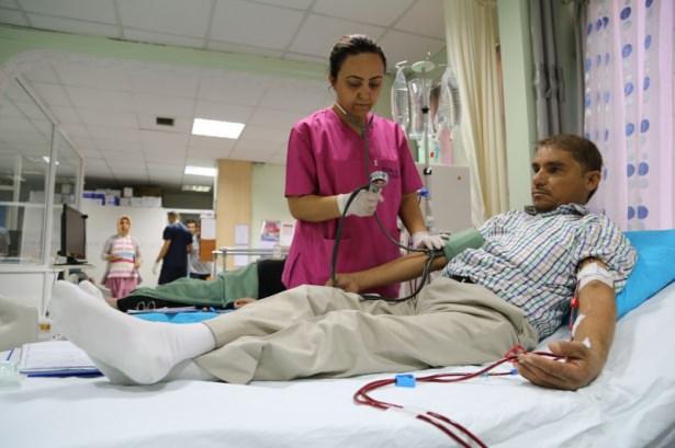 <p>Hatay'ın Reyhanlı ilçesindeki devlet hastanesinde yaklaşık 3 yıl önce hizmete giren 14 yataklı diyaliz ünitesinden her gün 28, toplamda ise 70 hasta yararlanıyor.</p>

<p> </p>
