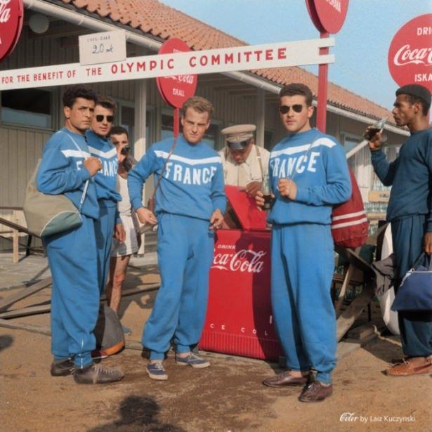 <p>Helsinki Yaz Olimpiyatları'nda Coca-Cola satışı (1952)</p>
