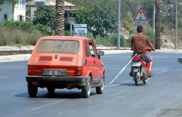 <p>İşte yurdum insanından şaşırtan manzaralar...</p>