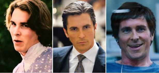 <p>Christian Bale (21-31-41)<br />
Little Women / Batman Begins / The Big Short</p>
