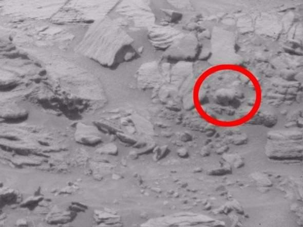 <p>NASA'nın Mars'tan Dünya'ya geçtiği bir başka görüntüde ise objektife yakalanan objenin ayıyı andırdığı iddia edilmişti.</p>

<p> </p>

