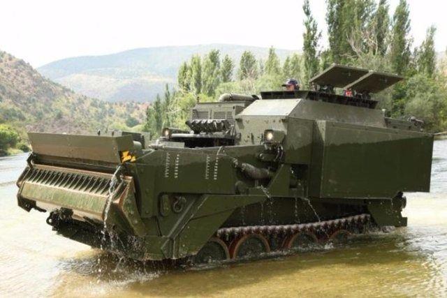 <p><strong>KUNDUZ - AZMİM</strong></p>
<p>Türk ordusunun amfibik zırhlı aracı Kunduz-Azmim, hem karada hem de suda görev yapabiliyor.</p>
<p> </p>