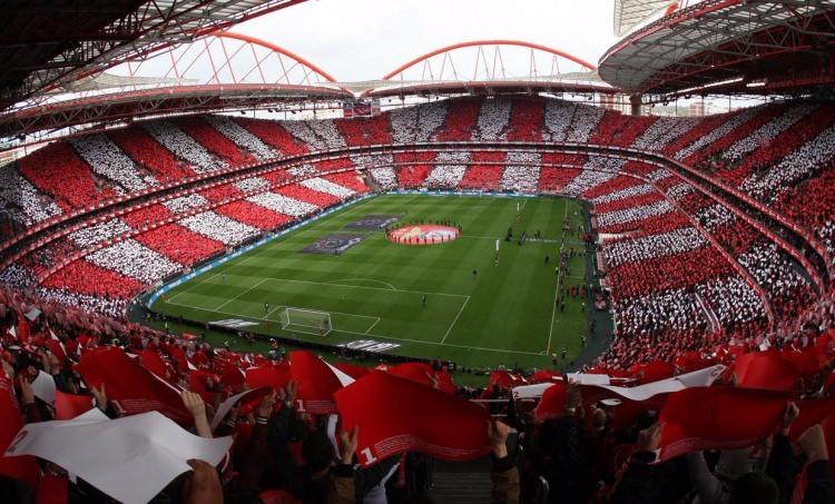 <p>Estádio da Luz 64,642<br />
<br />
Lisbon, Portugal<br />
<br />
S.L. Benfica</p>