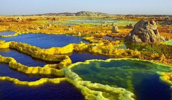 <p>Dallol Volkanı, Etiyopya</p>
