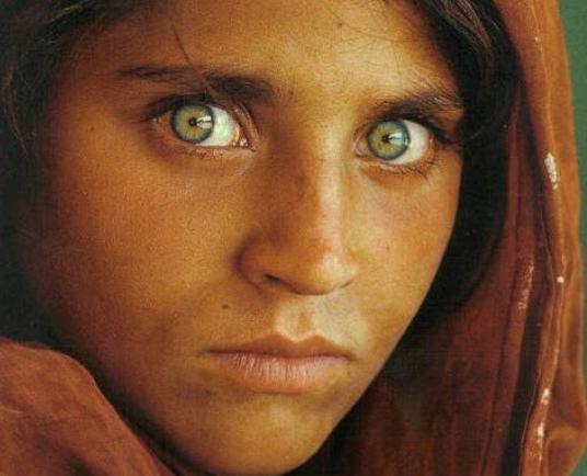 <p>1984 Steve McCurry</p>

<p>Mc Curry'nin objektifinde ölümsüzleşen bu Afgan kızının bakışları milyonlarca kişiyi etkiledi.</p>
