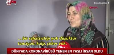 125 yaşında koronavir&uuml;s&uuml; yenmeyi başardı