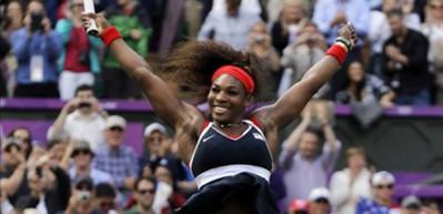 Londra'da Serena Williams'tan dans şov