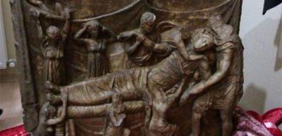 1600 yıllık lahiti satarken yakalandılar