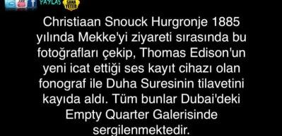 1885 yılı Mekke görüntüleri ve Kur'an tilaveti