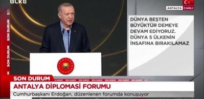 Cumhurbaşkanı Erdoğan: 'Suriye'de barışın sağlanması sadece T&uuml;rkiye'nin değil hepimizin sorumluluğudur'