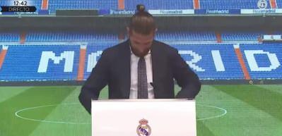 Sergio Ramos'un veda g&ouml;zyaşları