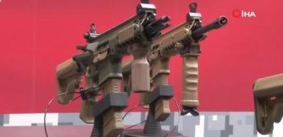 Yerli ve milli olarak &uuml;retilen SAR-762-MT ve SAR-56 ilk kez g&ouml;r&uuml;c&uuml;ye &ccedil;ıktı