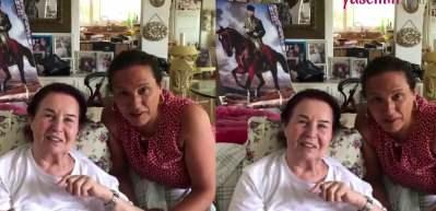 Fatma Girik'ten usta sanat&ccedil;ı T&uuml;rkan Şoray'a doğum g&uuml;n&uuml;!