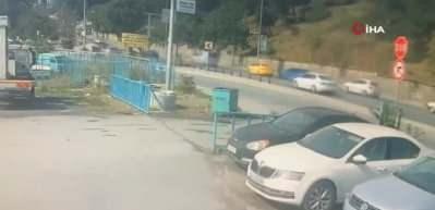 İstanbul&rsquo;da polis ekipleri ile d&uuml;ğ&uuml;n konvoyu arasında nefes kesen kovalamaca kamerada