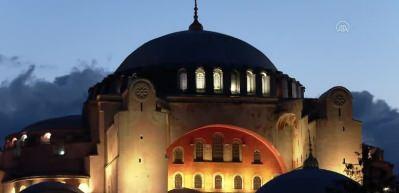 Ayasofya-i Kebir Cami-i Şerifi'nin ibadete a&ccedil;ılmasının &uuml;zerinden bir yıl ge&ccedil;ti