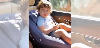 Berfu Yenenler, oğlu Kuzey'le arabada bu eğlenceli anları paylaştı