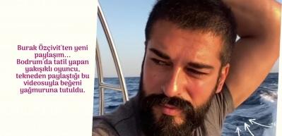 Burak Özçivit'ten yeni video: Dalgaların üstünde...
