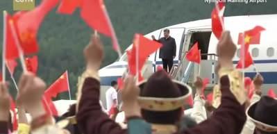 &Ccedil;in Devlet Başkanı Şi'den Tibet &Ouml;zerk B&ouml;lgesi&rsquo;ne tarihi ziyaret