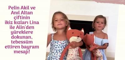 Pelin Akil ve Anıl Altan çiftinin ikizleri bu bayramda yüzleri güldürdü!